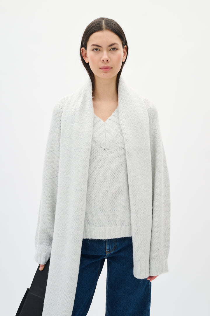 Pull scintillant avec col V Troa