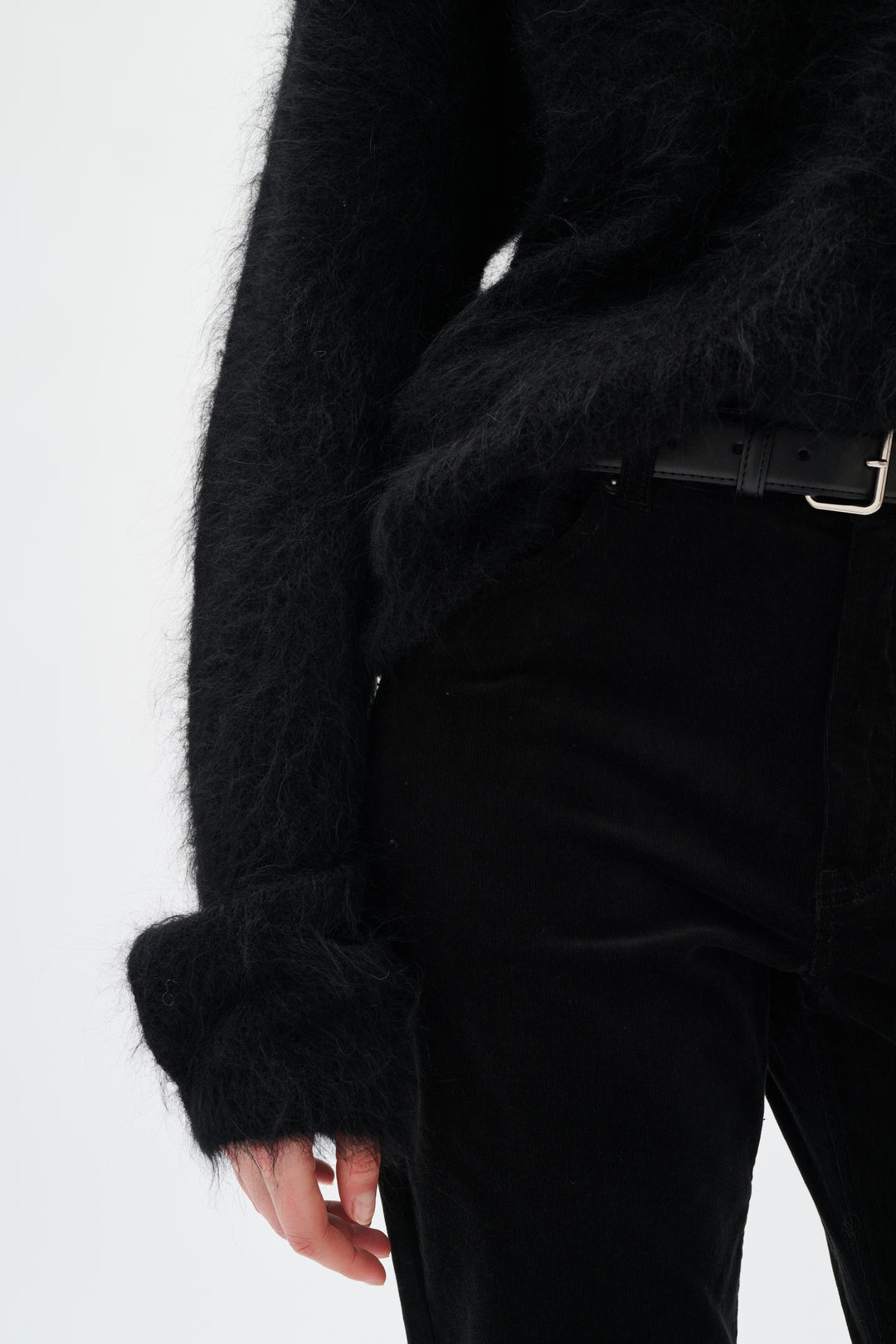 Pull en alpaga avec col V Tello