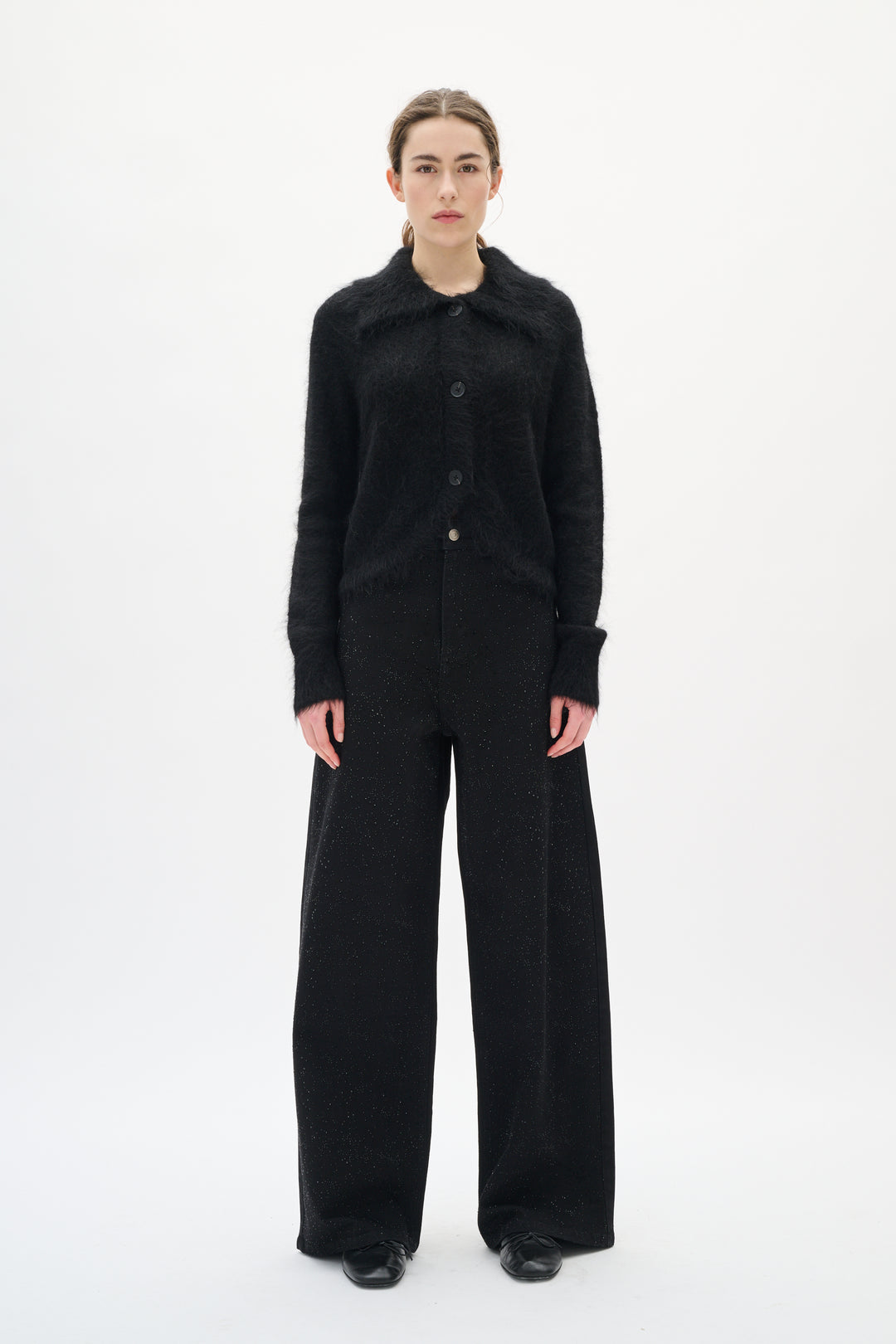 Cardigan boutonné en alpaga Tello