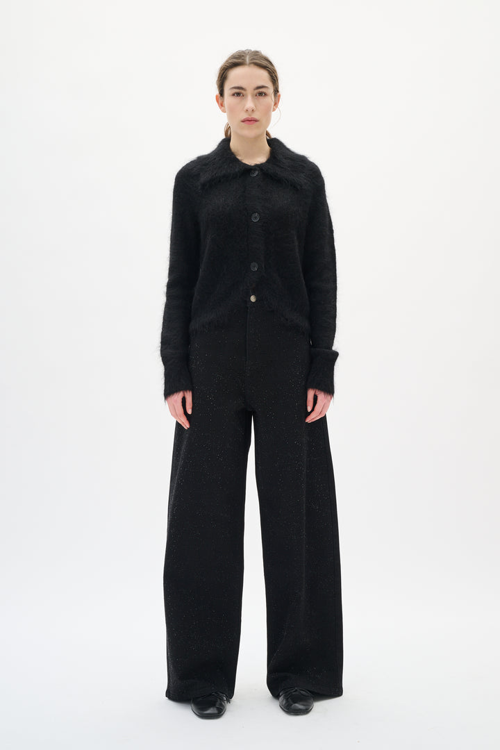 Cardigan boutonné en alpaga Tello