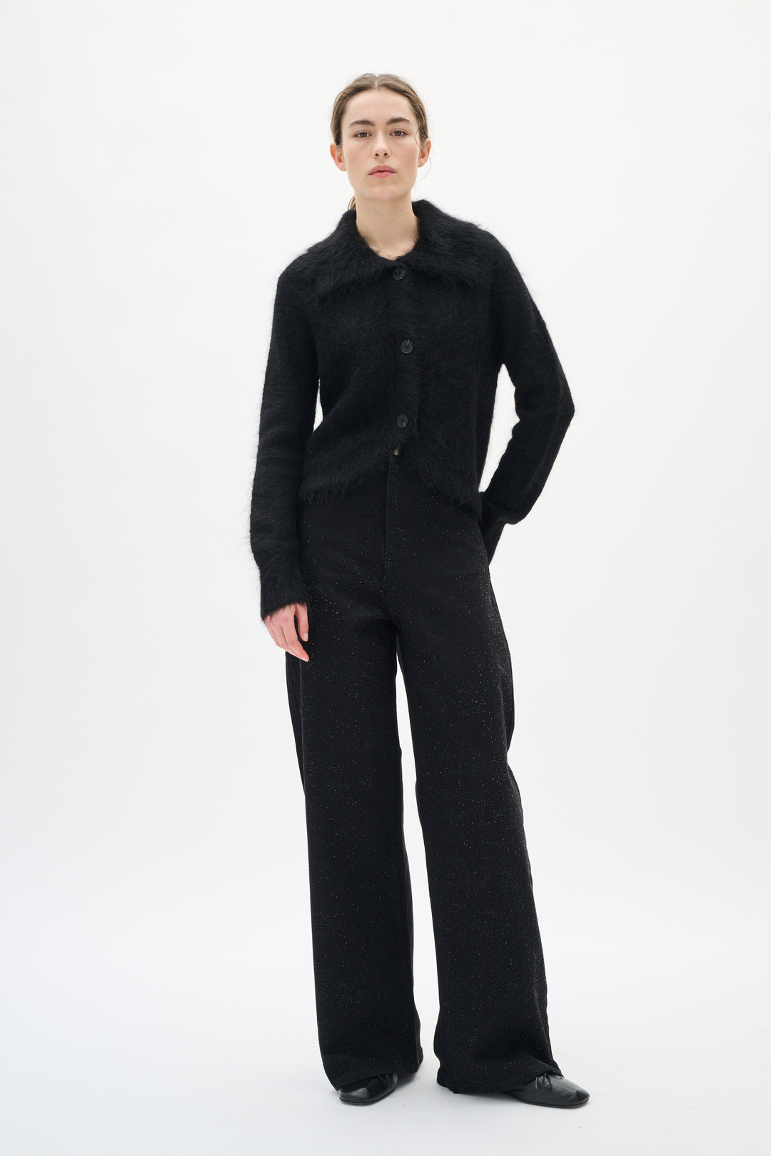 Cardigan boutonné en alpaga Tello