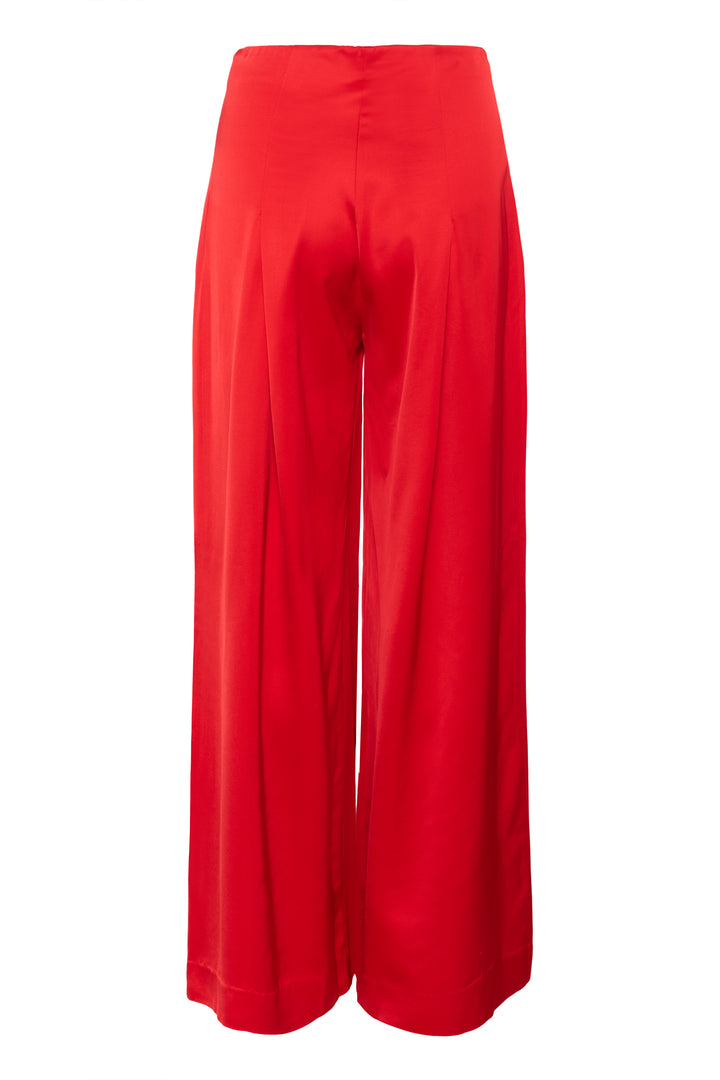 Pantalon ample satiné Zumah