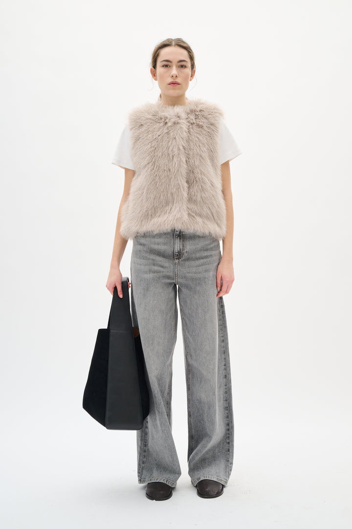 Gilet en fausse fourrure Zaziah