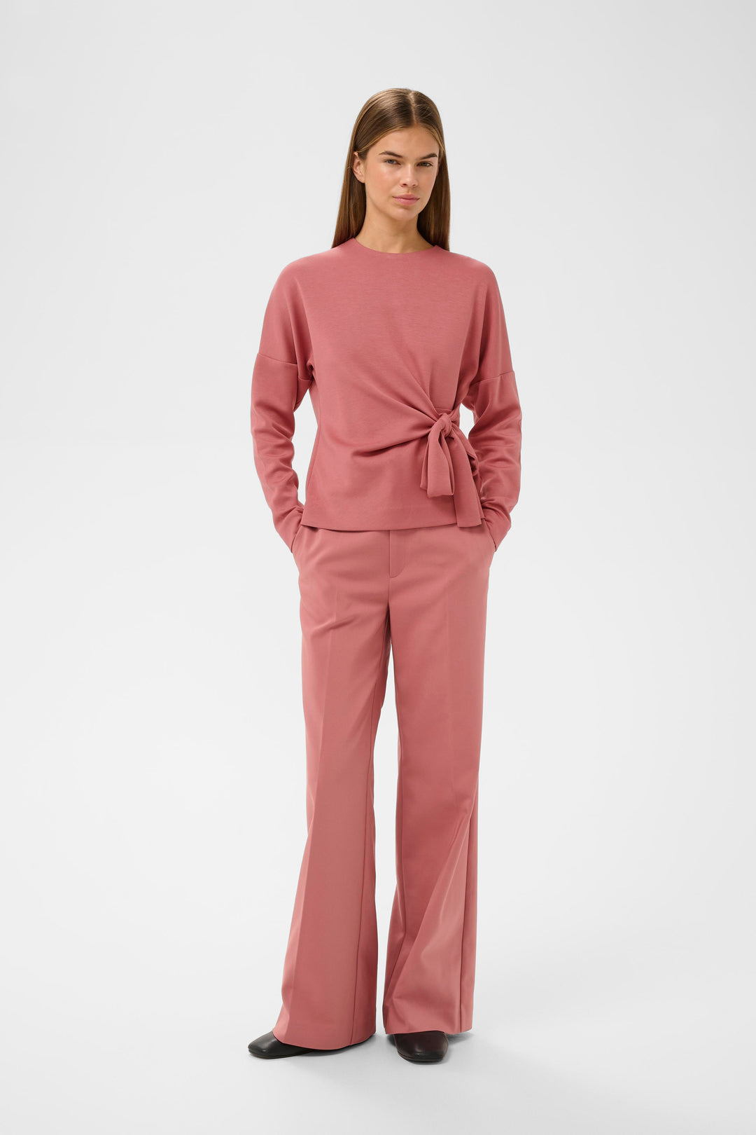 Haut drapé à noeud Tricent