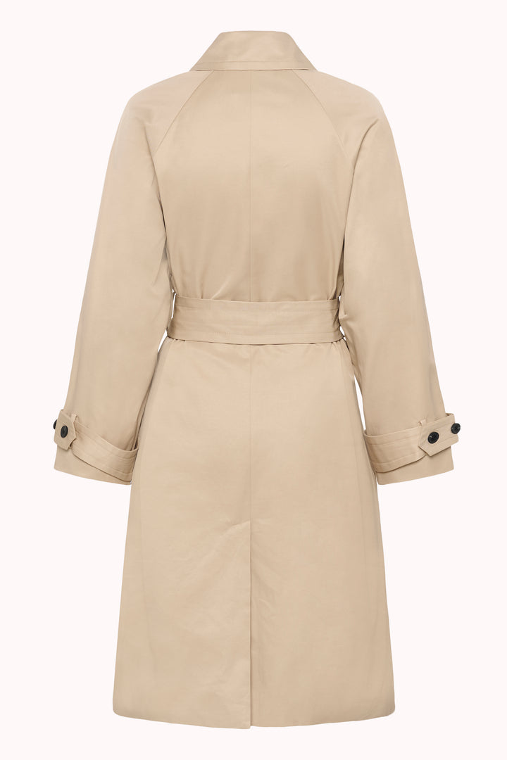 Manteau trench à col montant Hinona