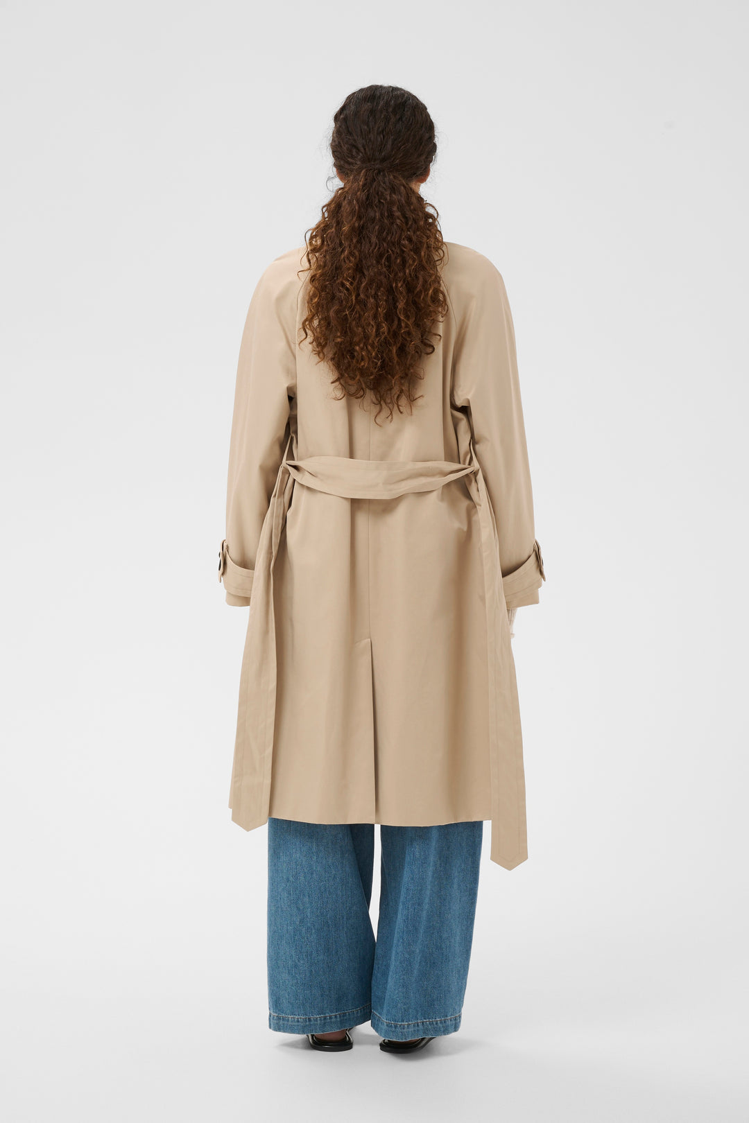 Manteau trench à col montant Hinona