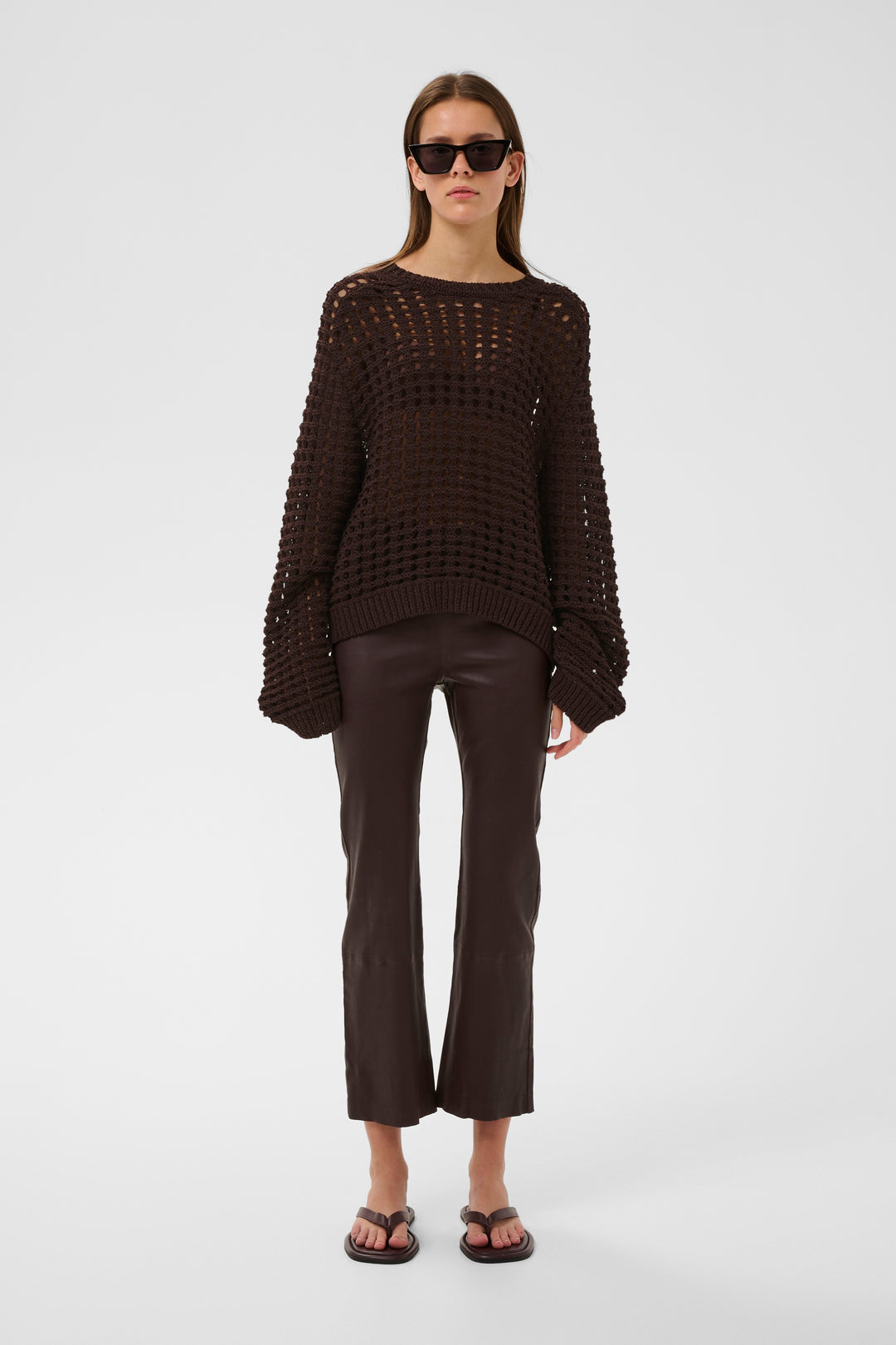 Pull Muno en tricot ajouré