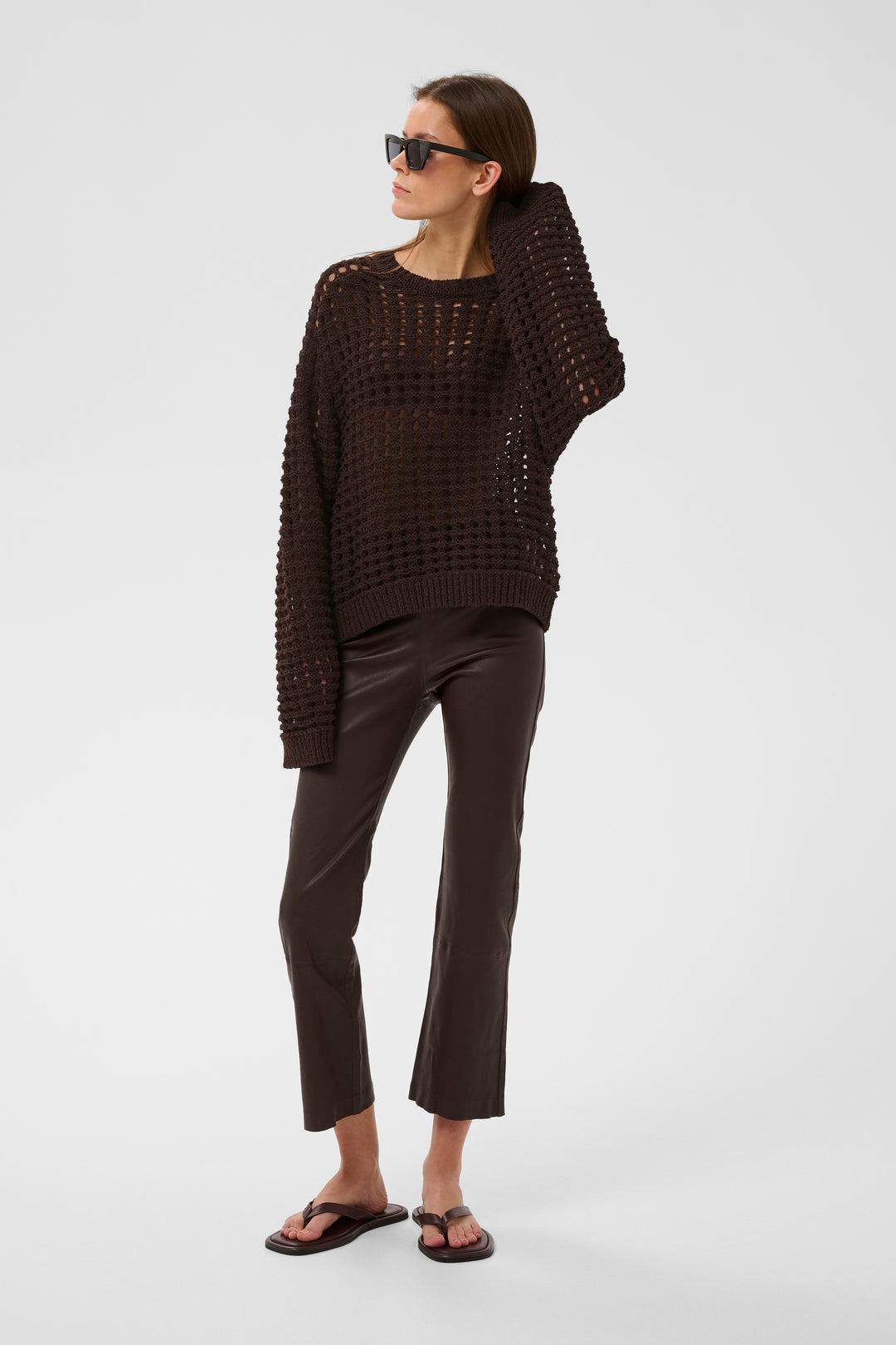 Pull Muno en tricot ajouré