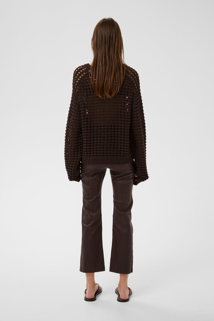 Pull Muno en tricot ajouré