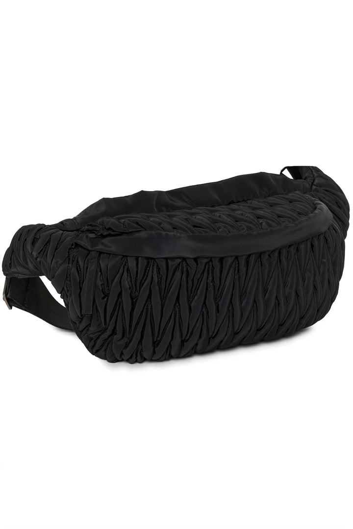 Sac banane à texture froncée Samy