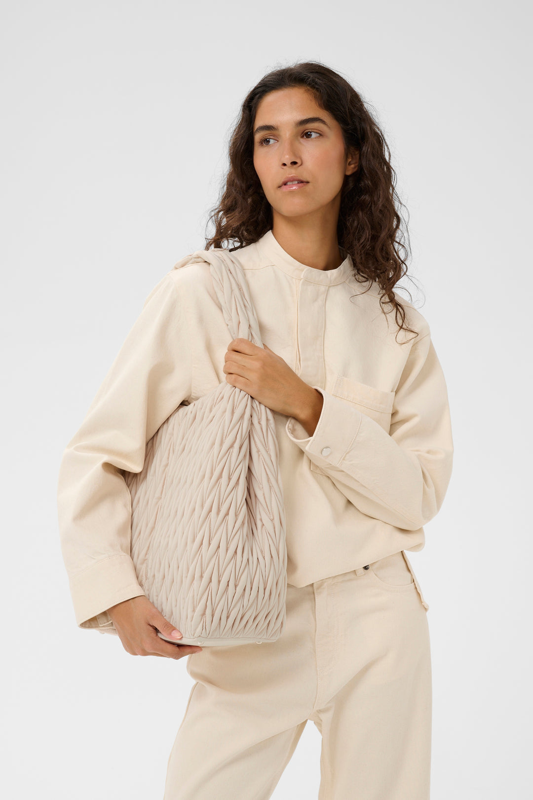 Grand sac souple matelassée Samy