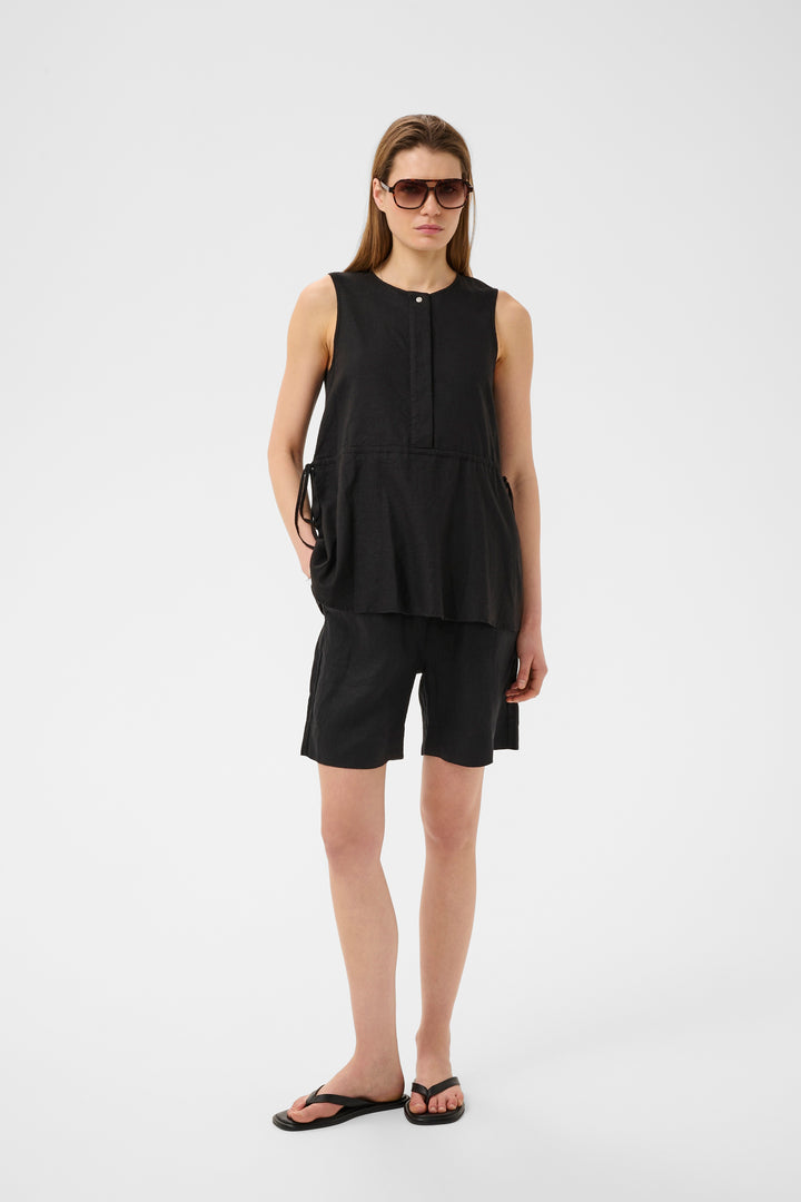Short Elinor fluide en lin