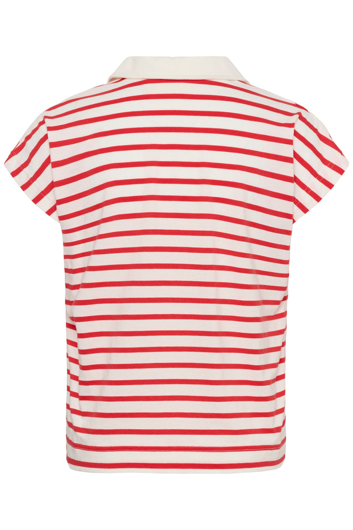Polo Pfia rayé à manches courtes