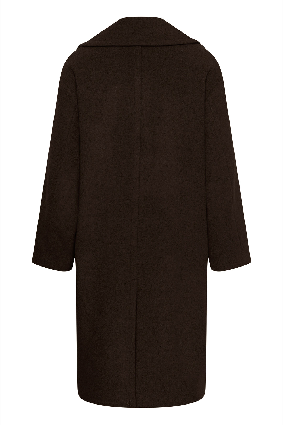 Manteau long croisé à larges revers Zorah