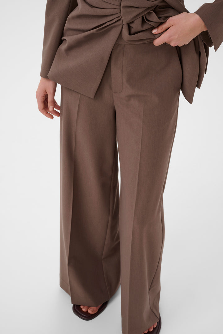 Pantalon tailleur Quit à jambes larges