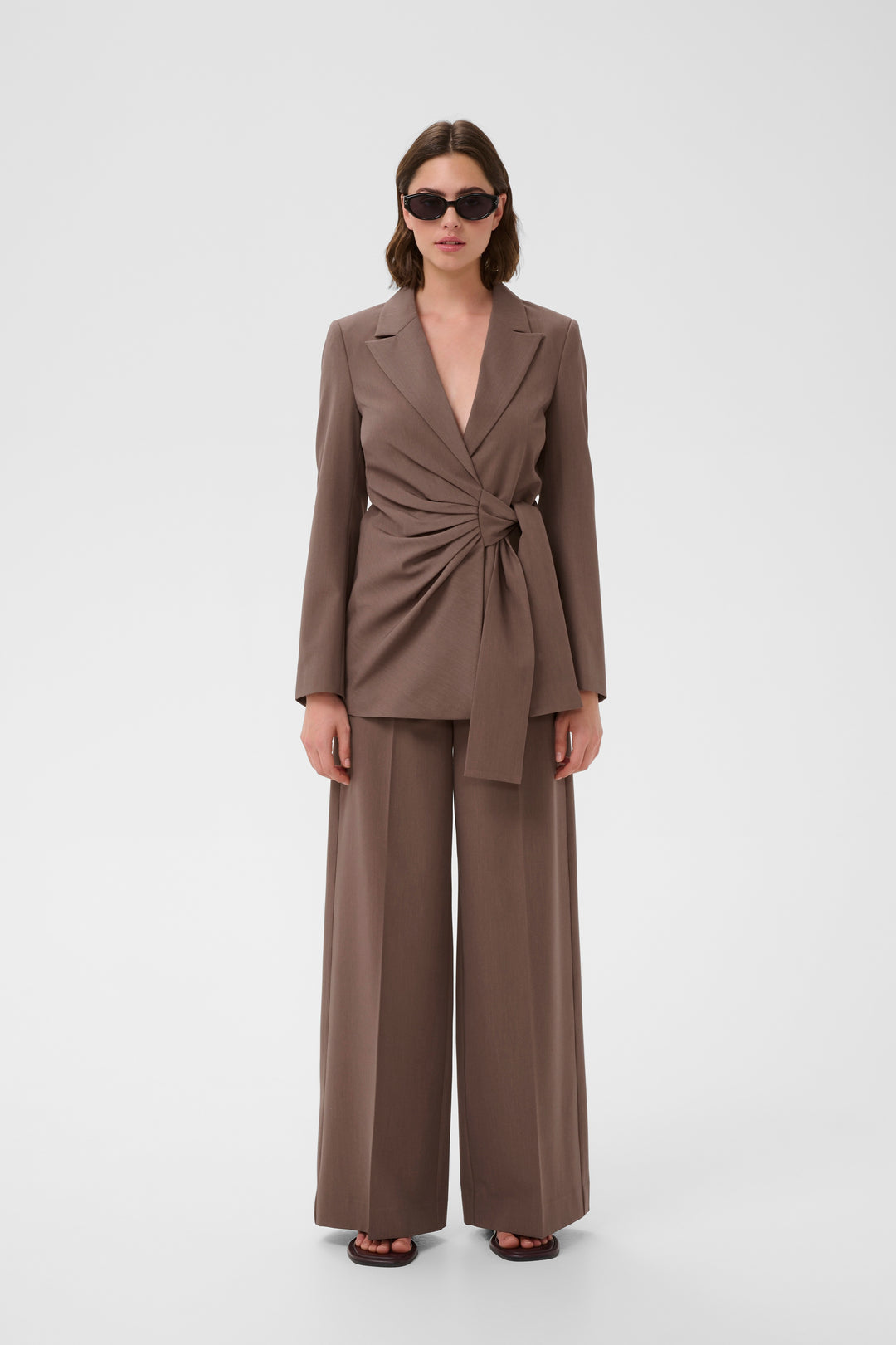 Pantalon tailleur Quit à jambes larges