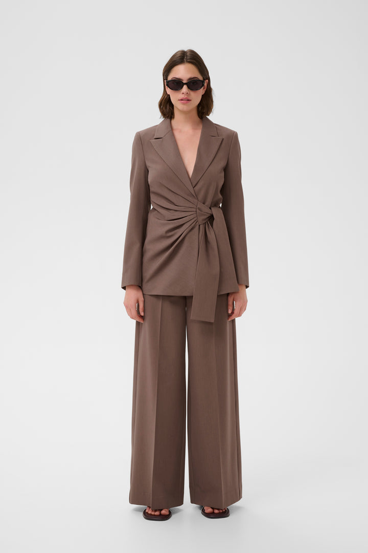 Pantalon tailleur Quit à jambes larges