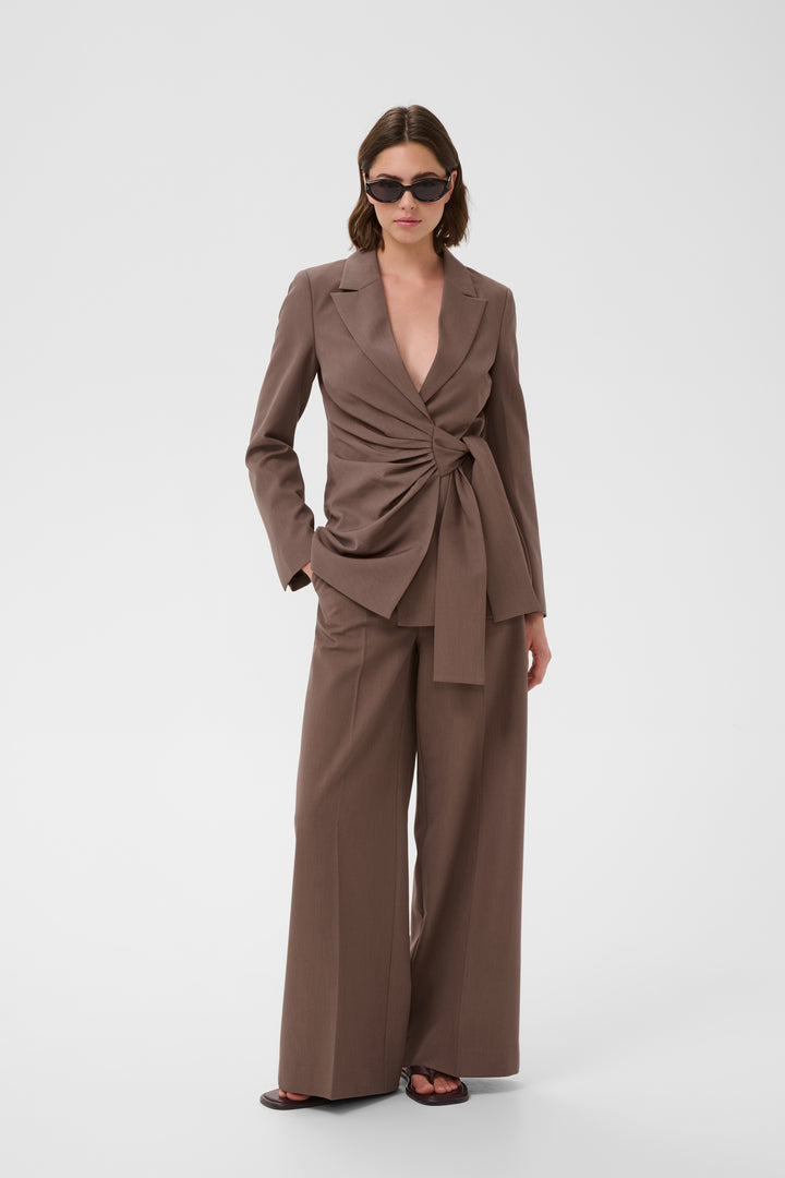 Pantalon tailleur Quit à jambes larges