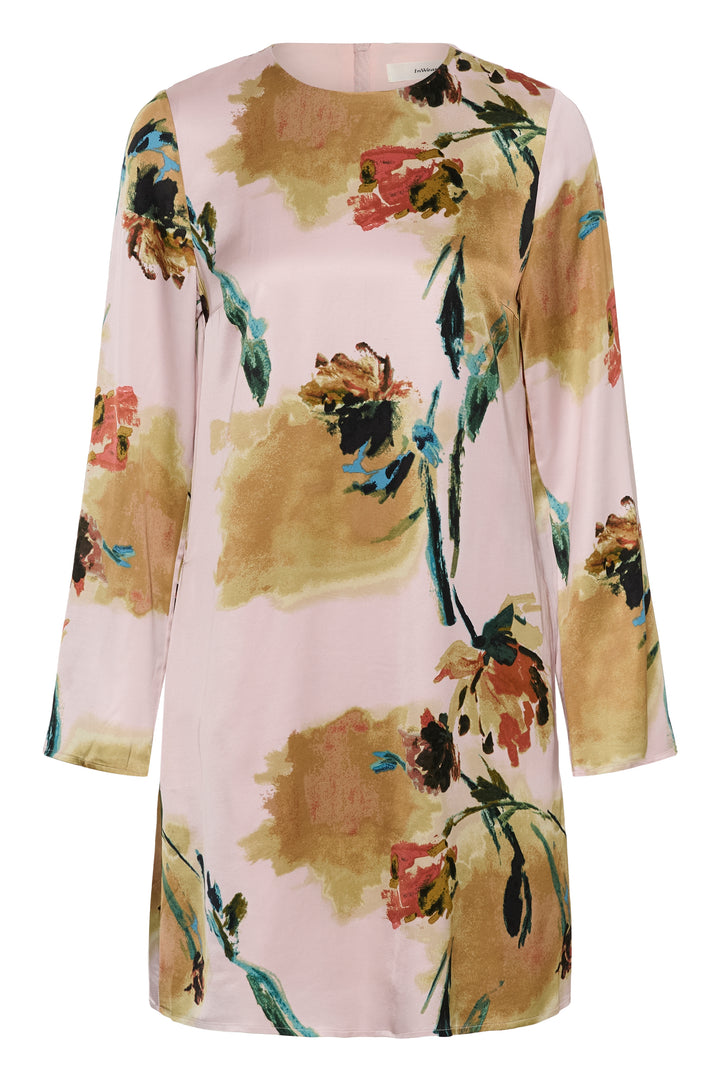 Robe droite Meadow à imprimé floral artistique