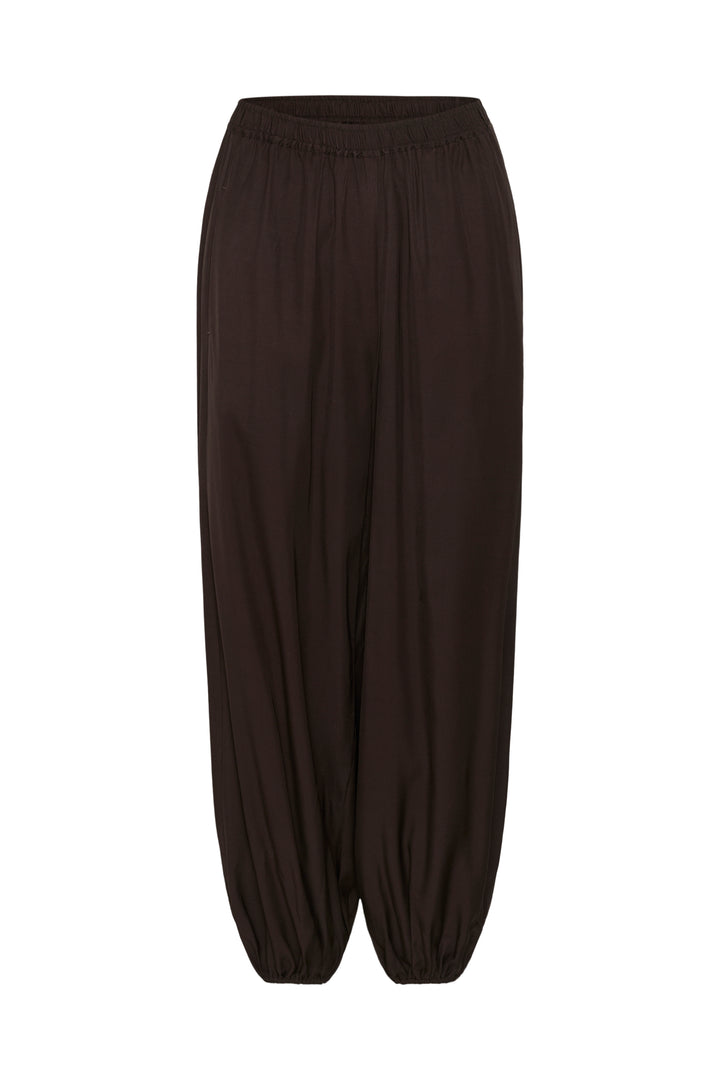 Pantalon fluide Meryl à chevilles élastiquées