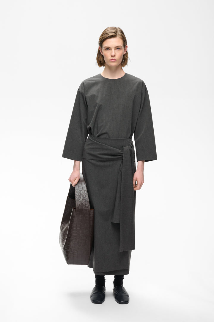 Blouse structurée à manches larges Cleoh