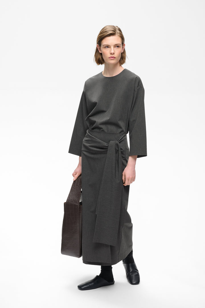 Blouse structurée à manches larges Cleoh