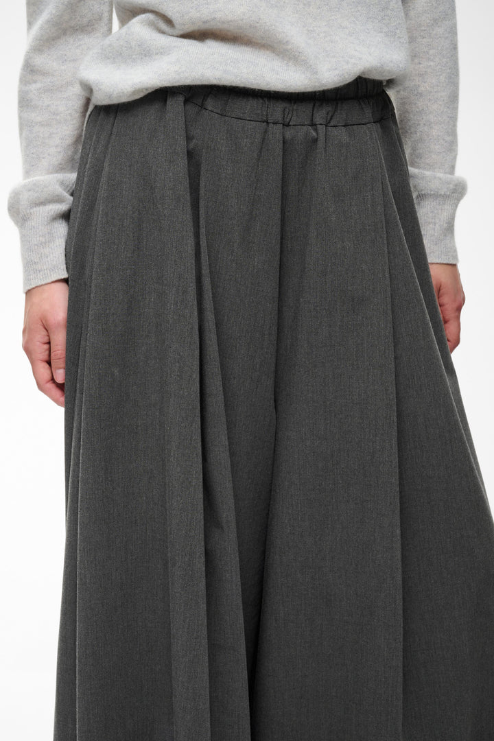 Jupe-culotte plissé à taille élastique Cleoh