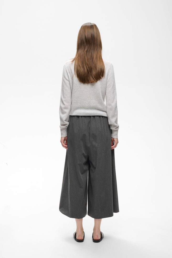 Jupe-culotte plissé à taille élastique Cleoh