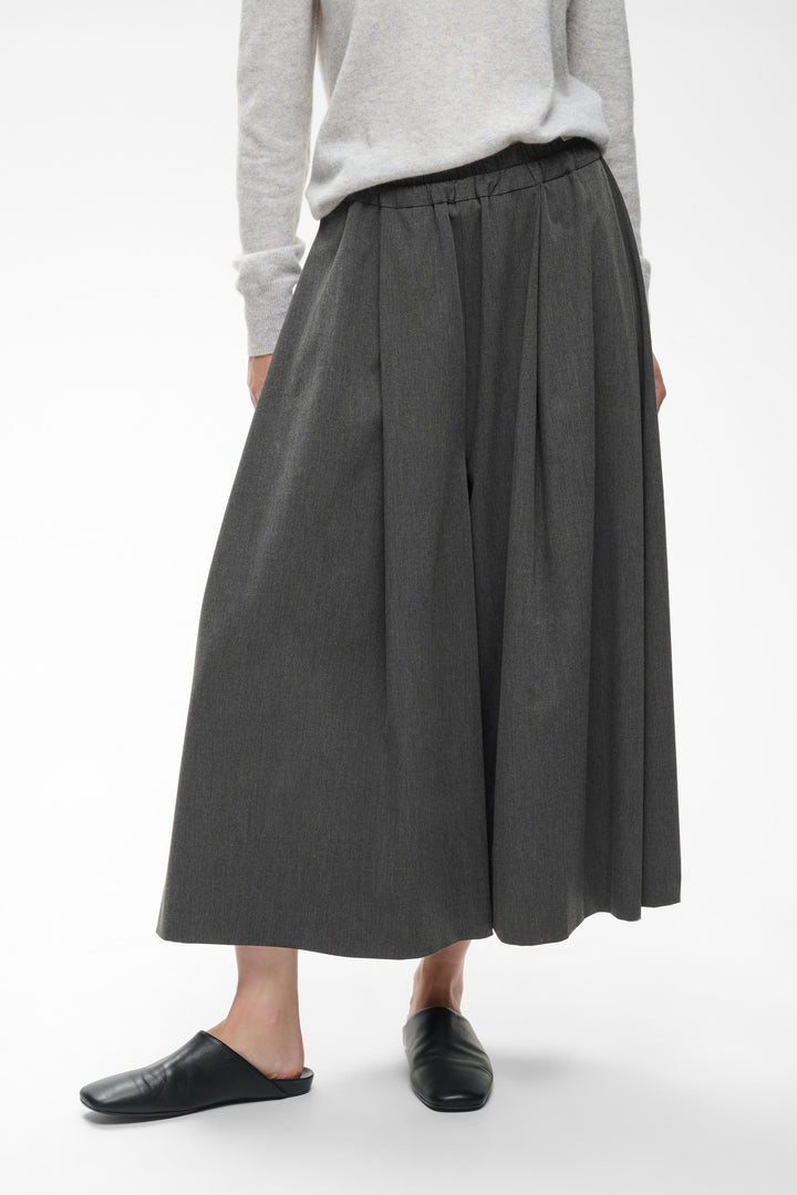 Jupe-culotte plissé à taille élastique Cleoh