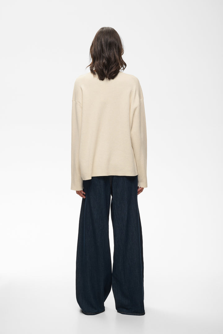 Pull décontracté à encolure V Tilda