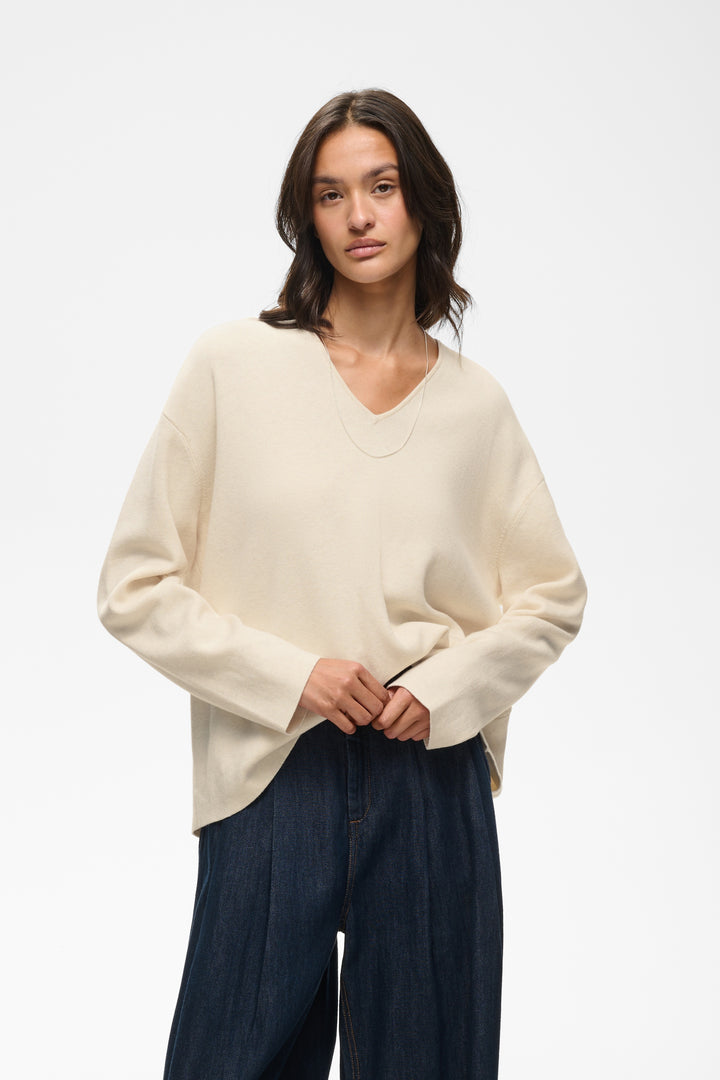 Pull décontracté à encolure V Tilda