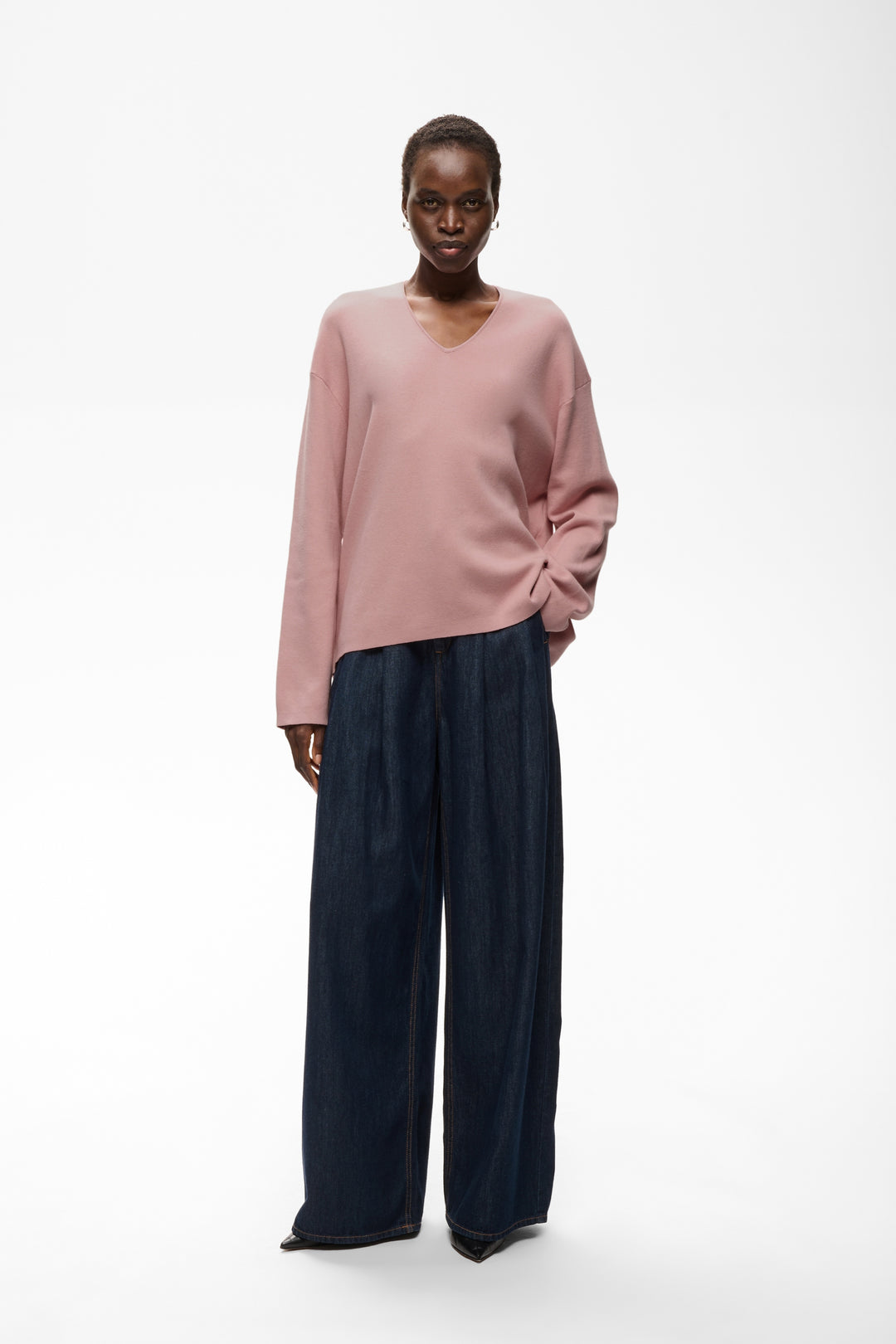 Pull décontracté à encolure V Tilda