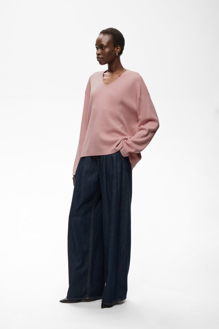 Pull décontracté à encolure V Tilda