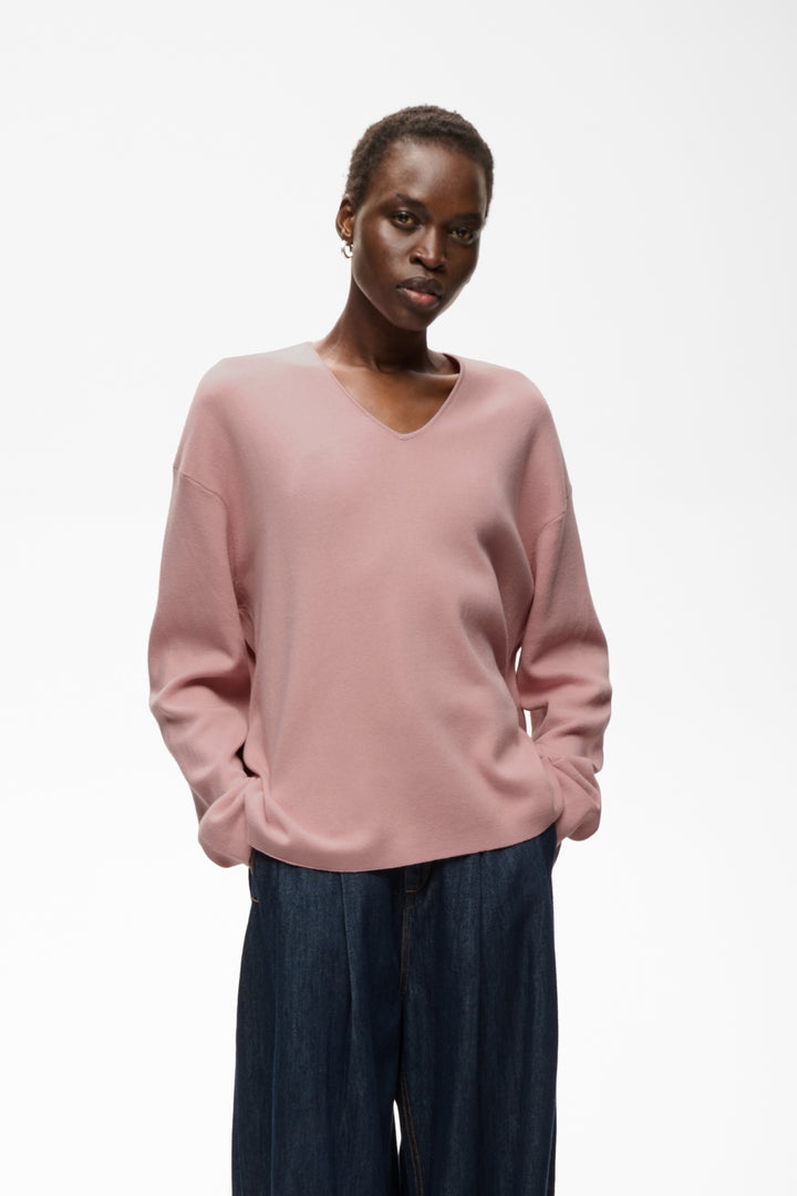 Pull décontracté à encolure V Tilda