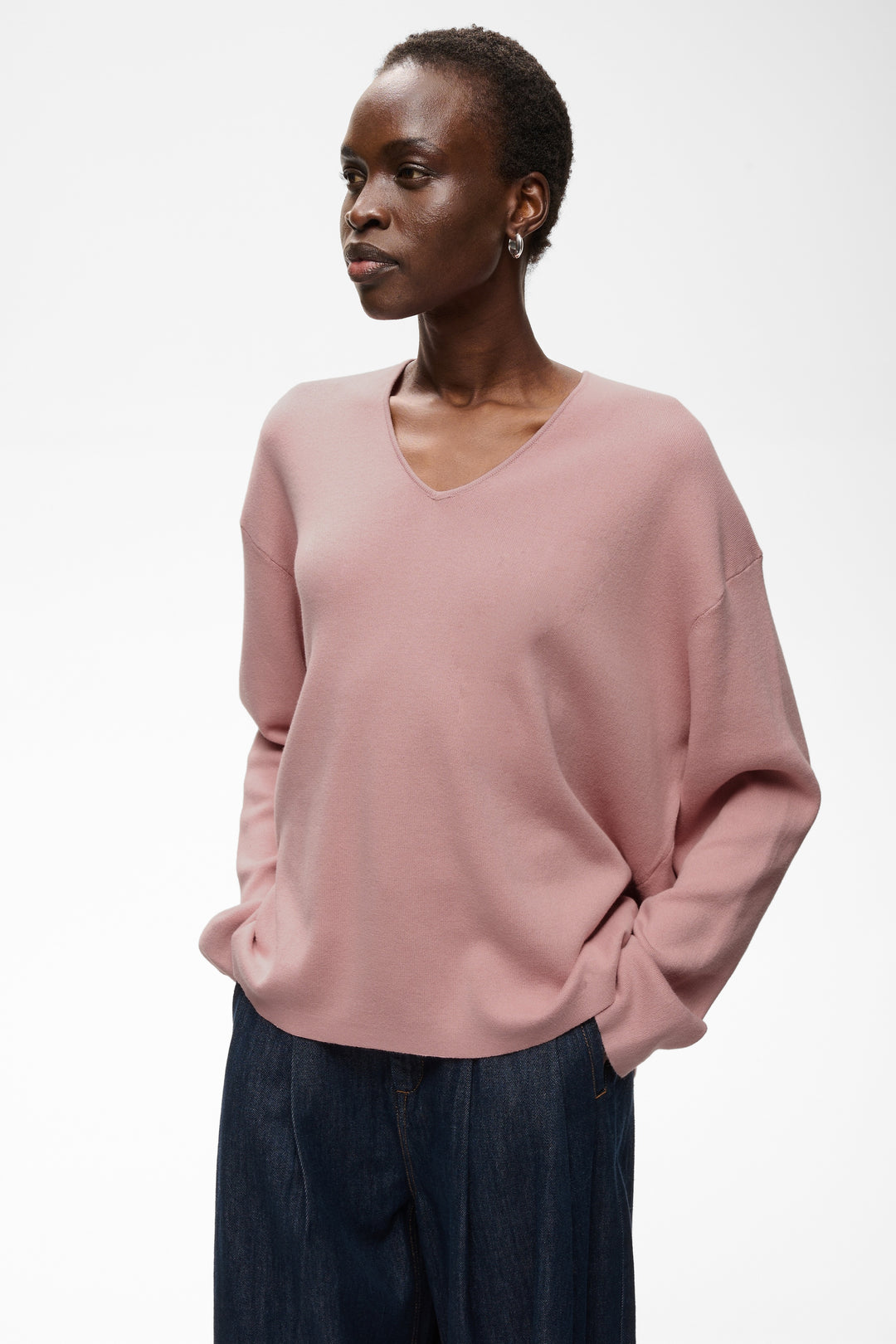 Pull décontracté à encolure V Tilda