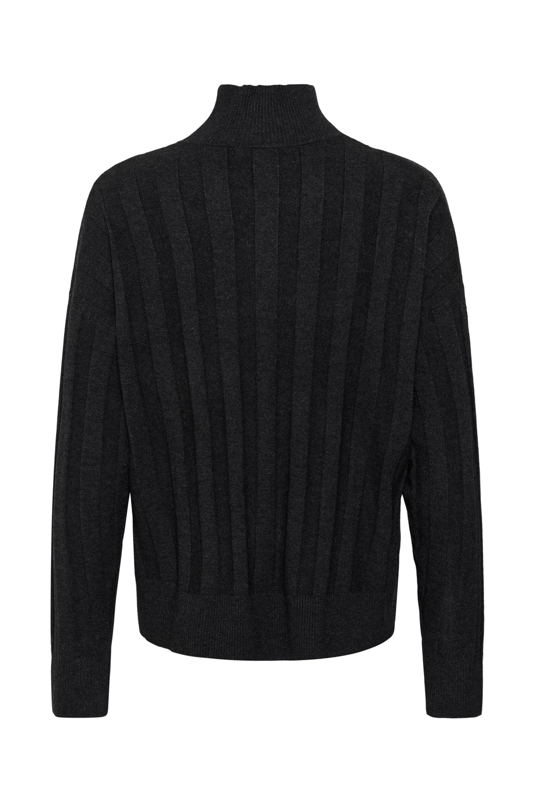 Pull côtelé à col montant Tess Kellsie