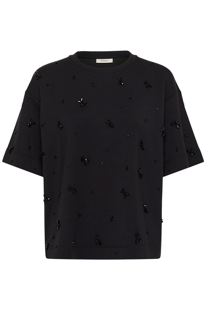 T-shirt oversize orné de perles Baya Pannie