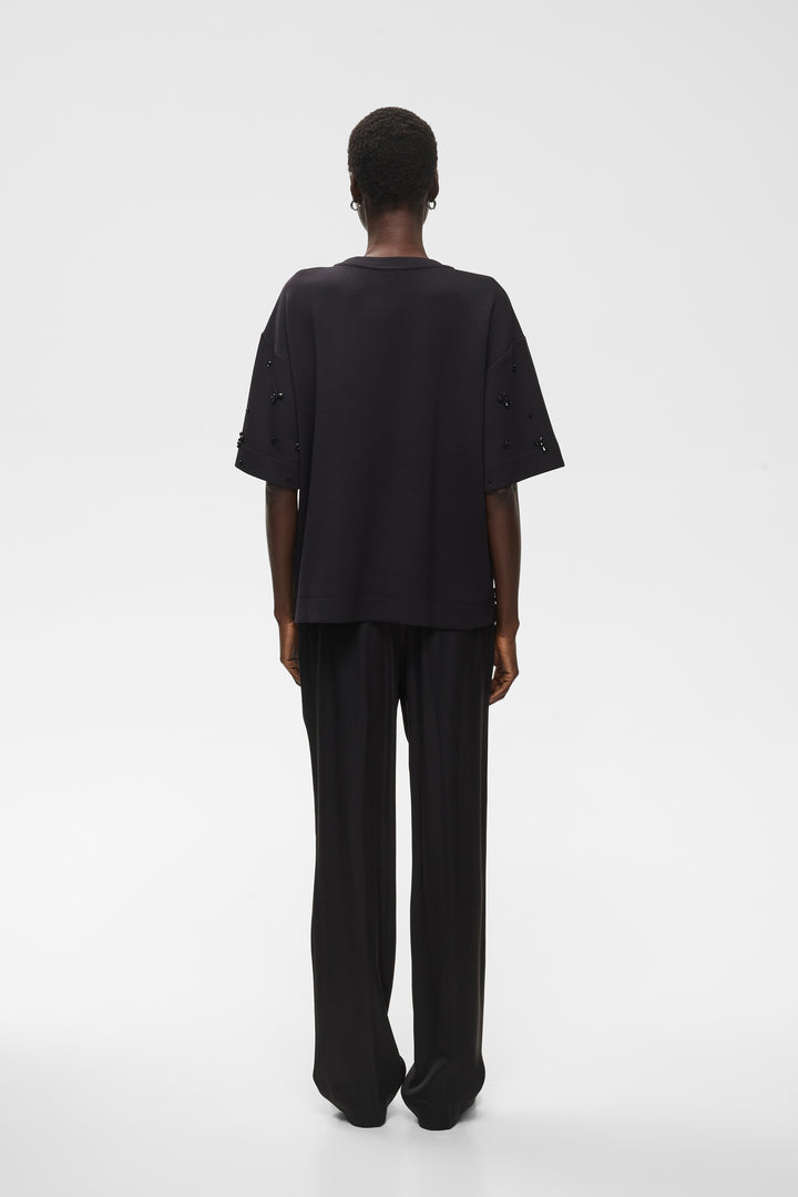 T-shirt oversize orné de perles Baya Pannie