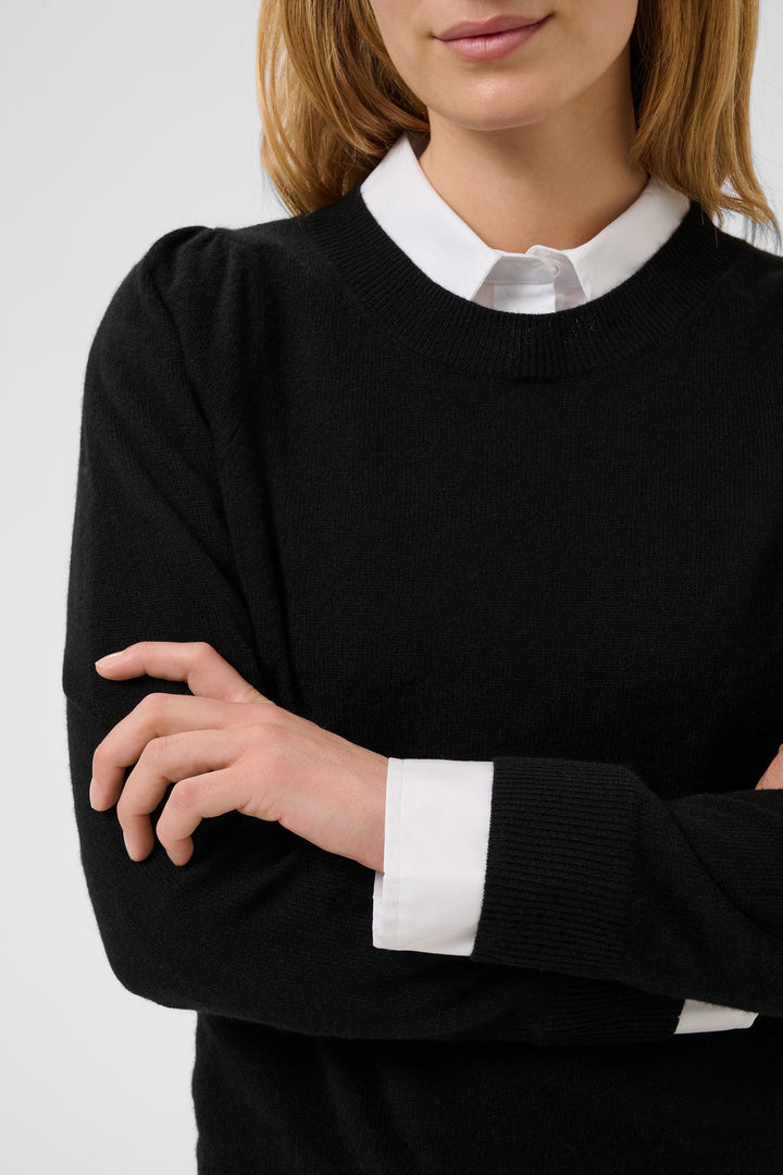 Pull effet superposé avec chemisier Evina