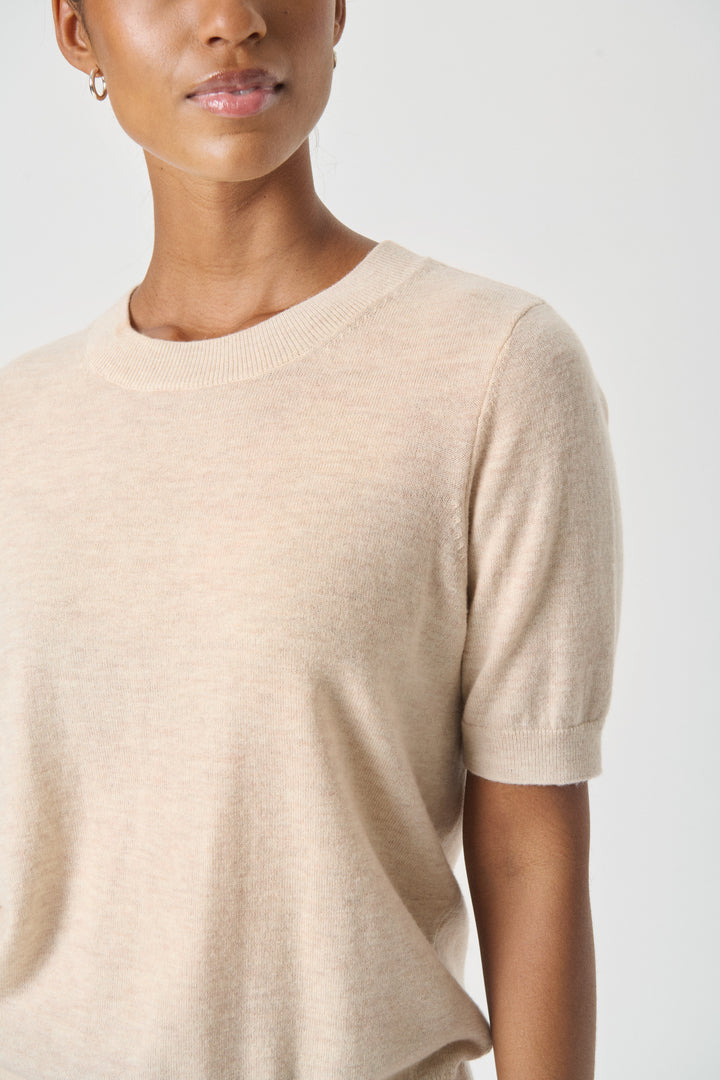 Pull en cachemire à manches courtes Everlotta