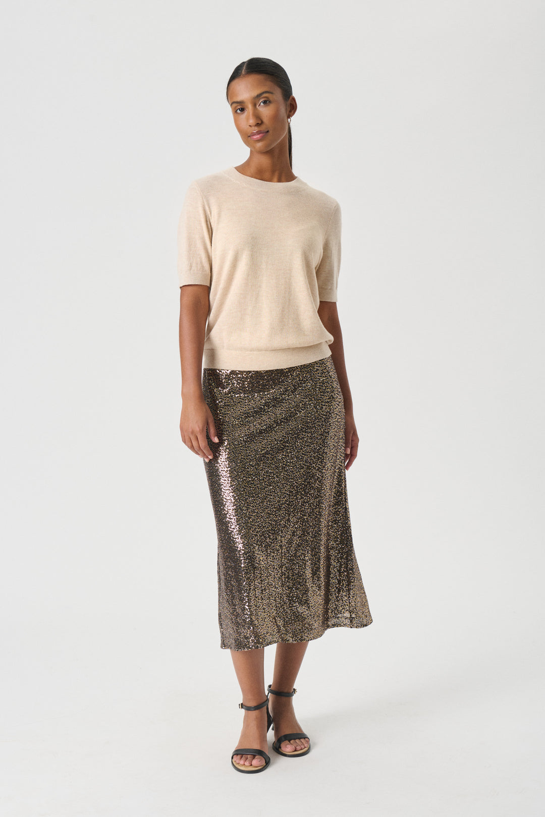 Pull en cachemire à manches courtes Everlotta