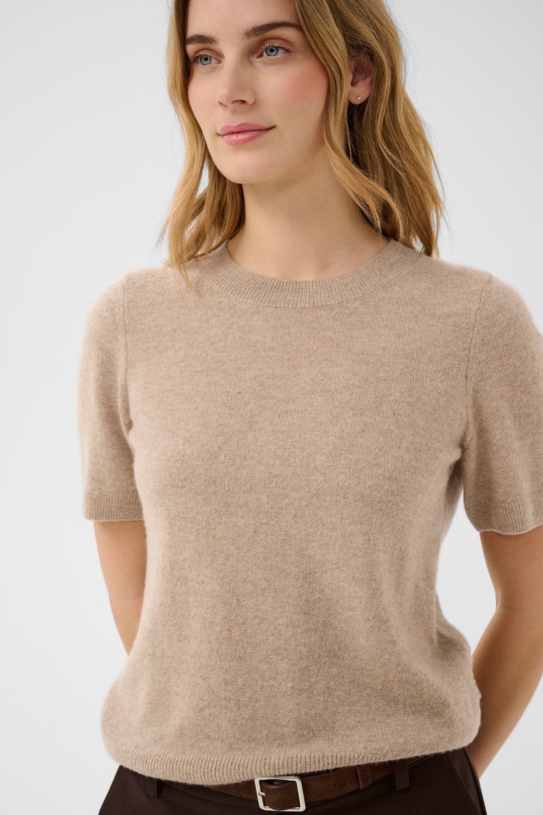 Pull doux à manches courtes Everlotta