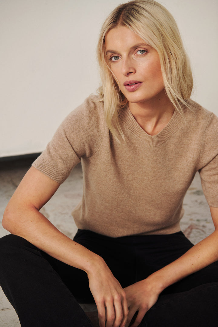 Pull doux à manches courtes Everlotta