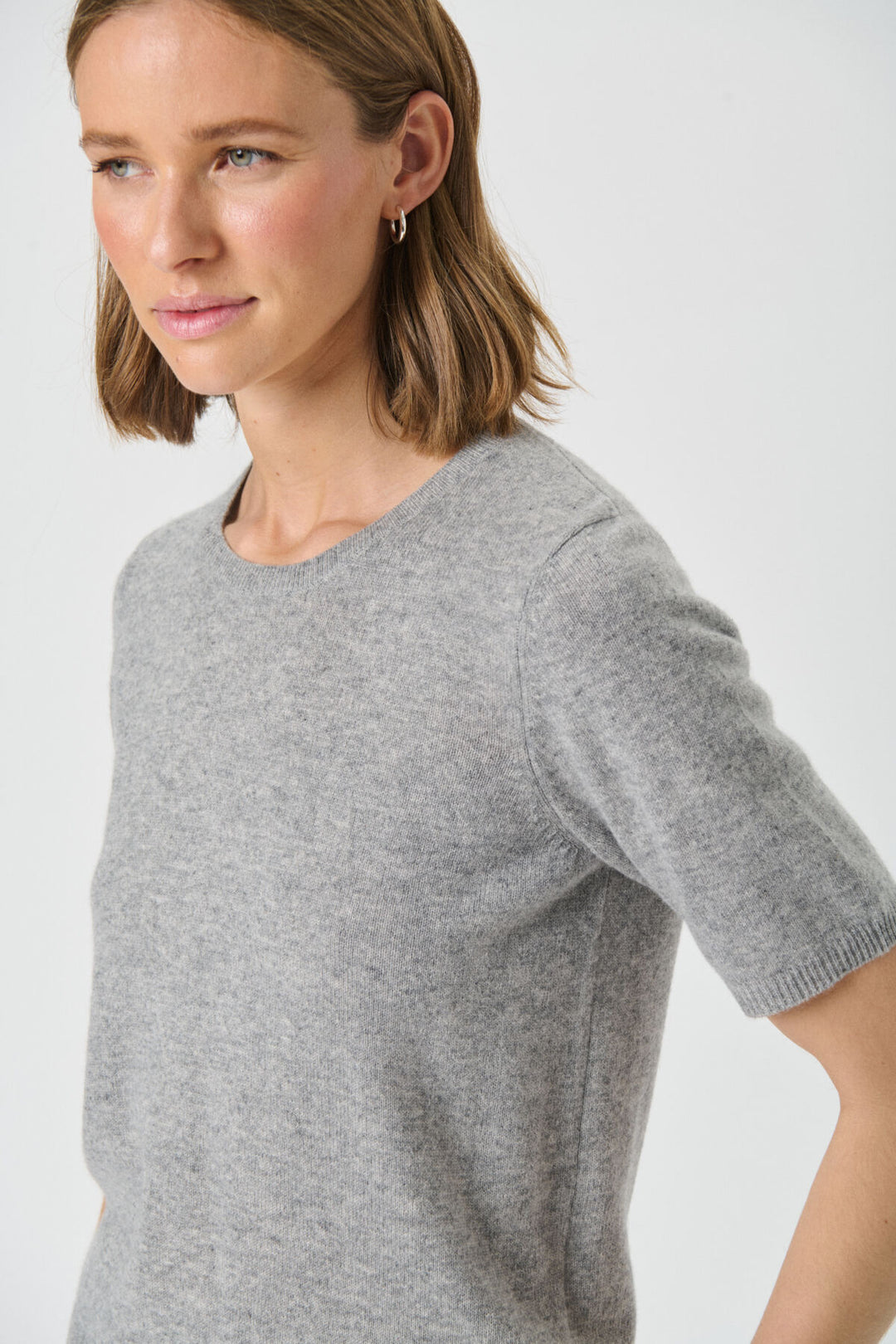 Pull en cachemire à manches courtes Everlotta