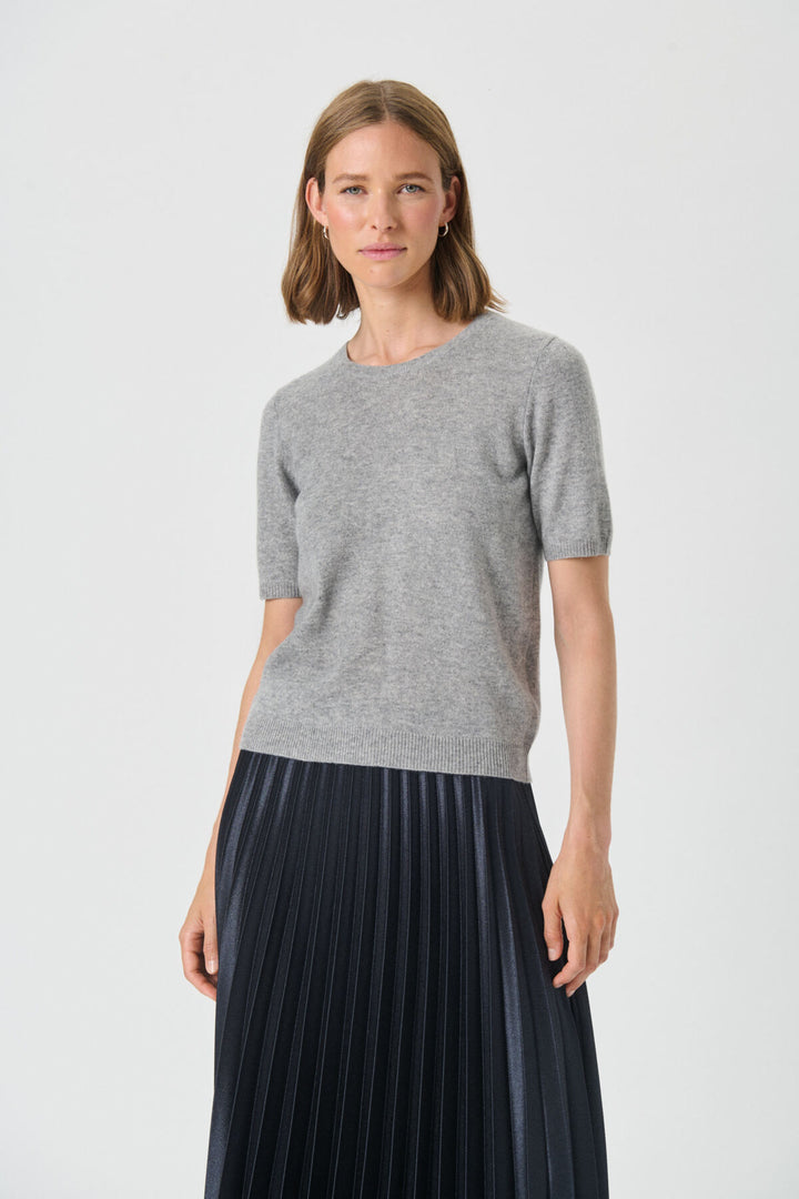 Pull en cachemire à manches courtes Everlotta
