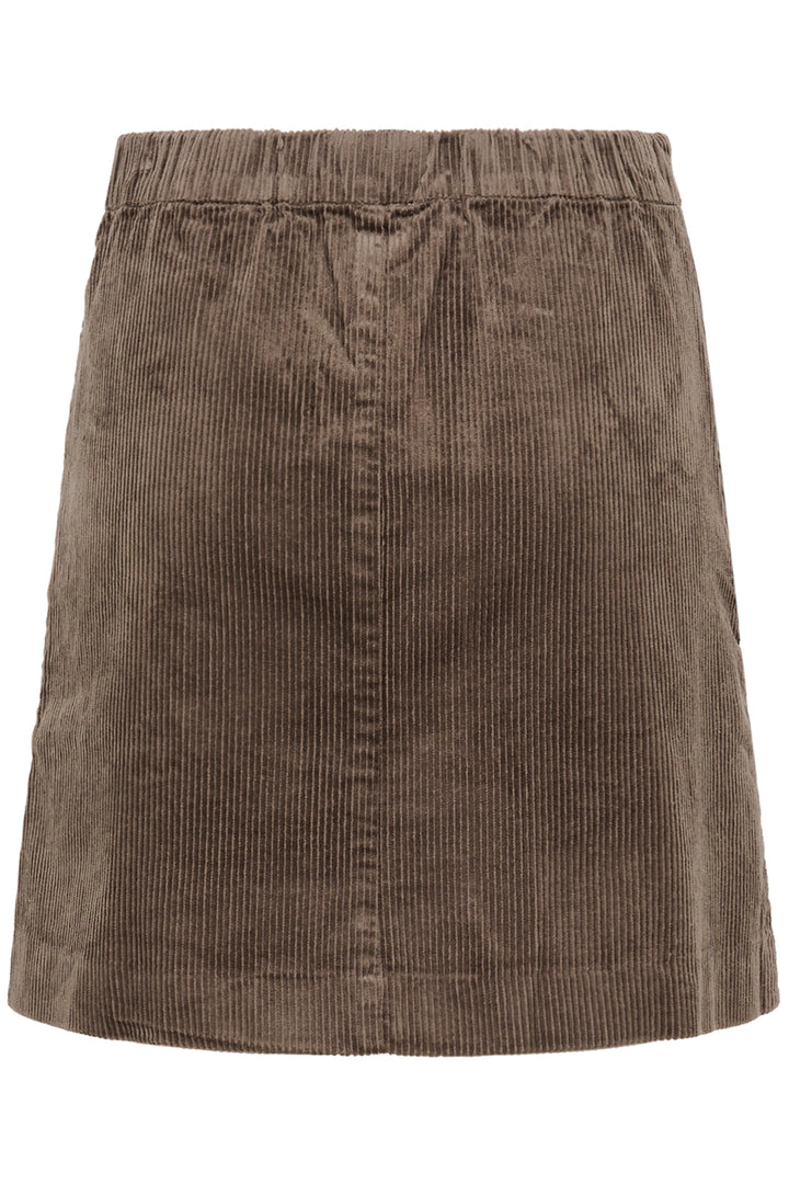 Jupe courte en corduroy avec poches Lings