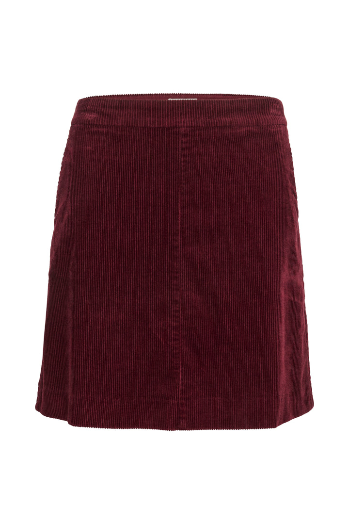Jupe courte en corduroy avec poches Lings