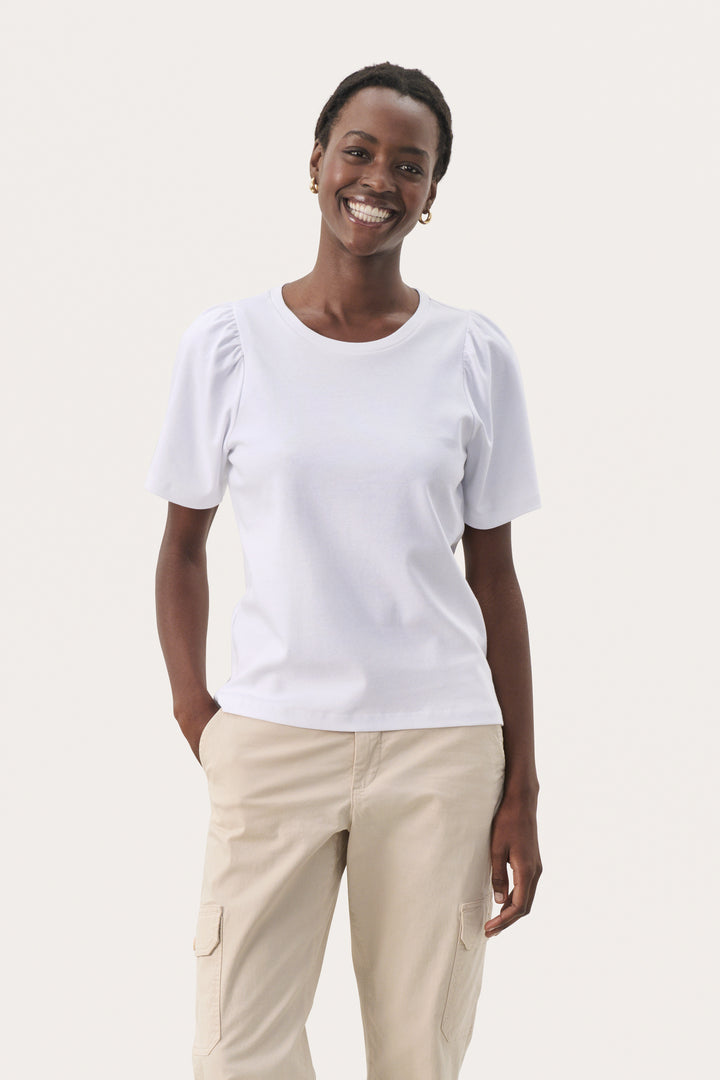 T-shirt à manches froncées Imalea