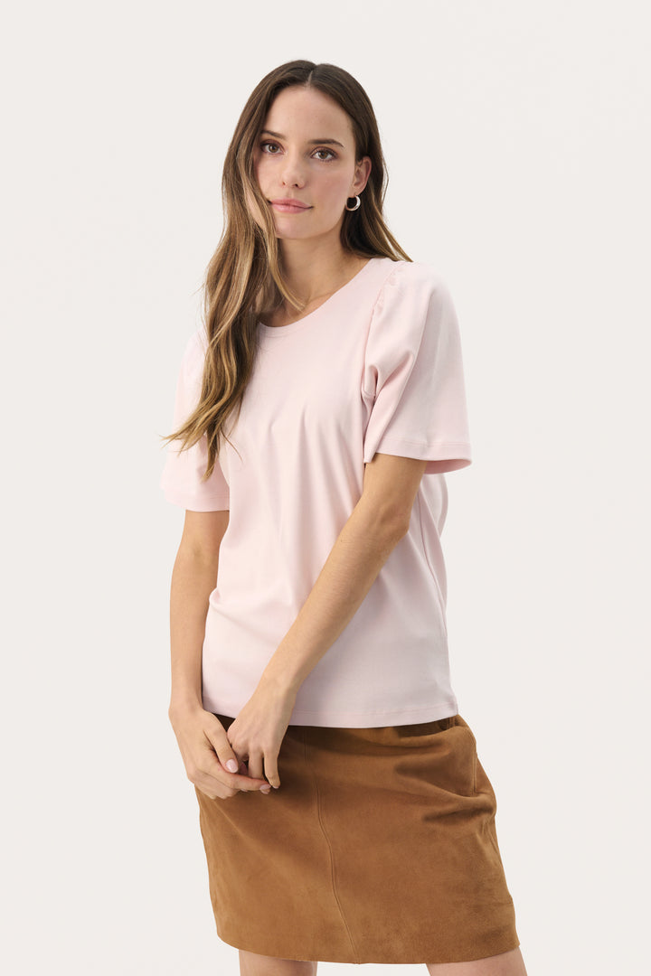 T-shirt à manches froncées Imalea