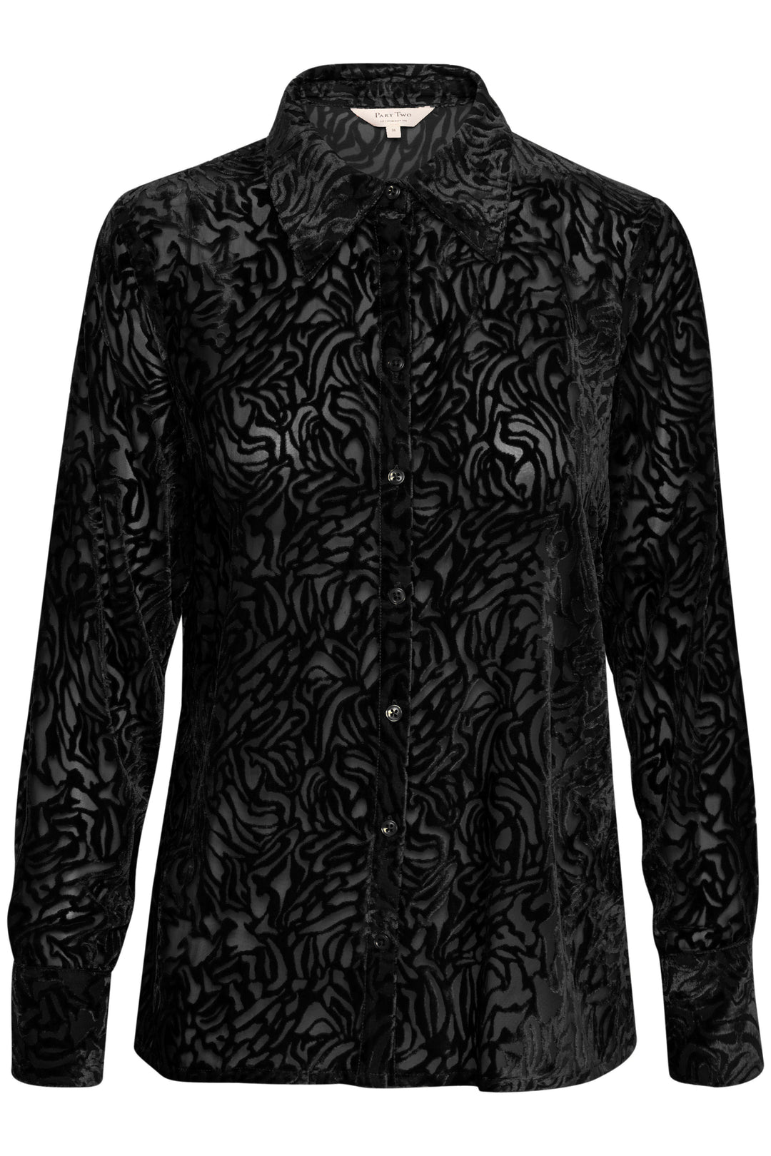 Blouse de velours dévoré